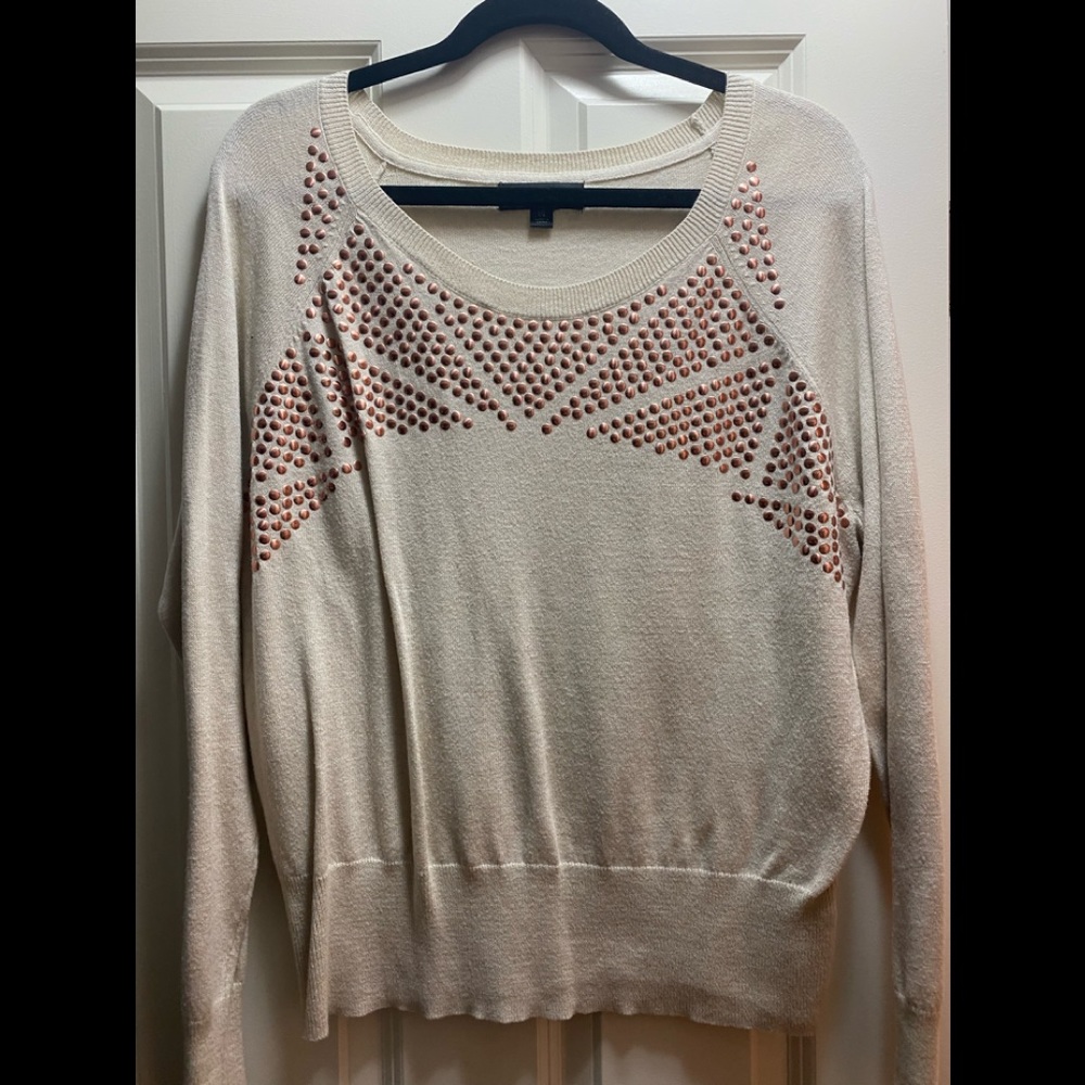 Mossimo Large sweater womens beige copper